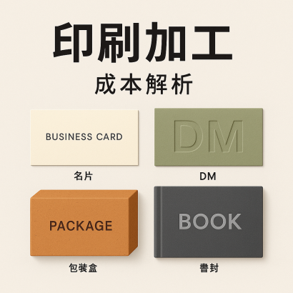 印刷加工成本解析，質感與預算的完美平衡